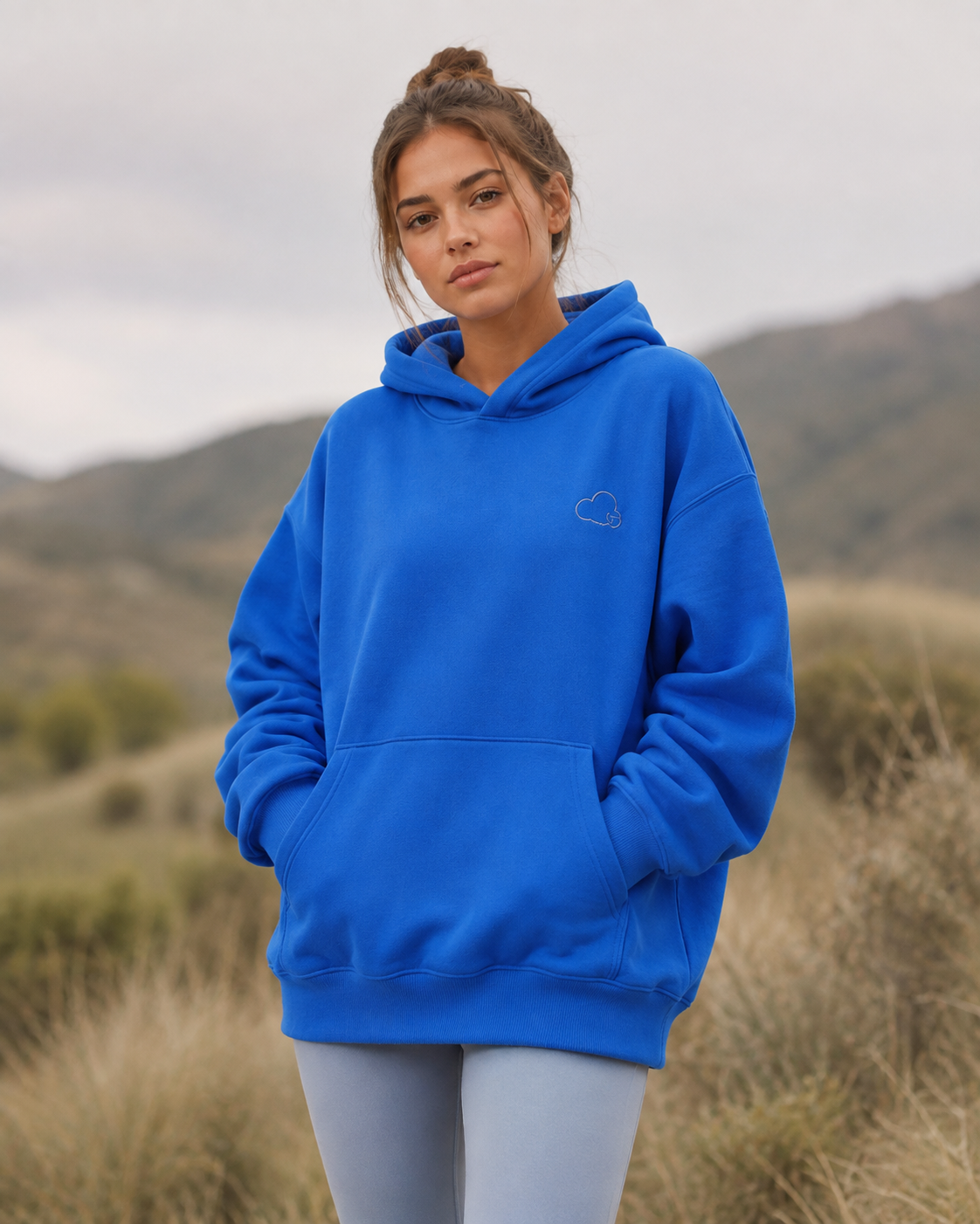 AURORA CLOUD HOODIE | COBALT