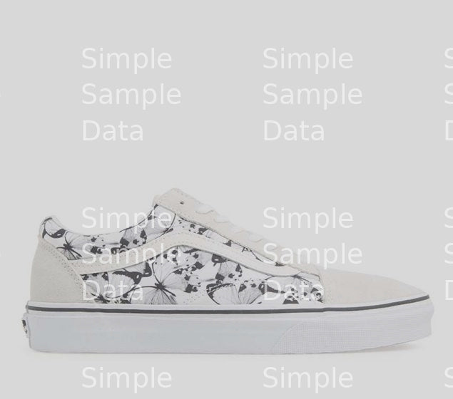 VANS | OLD SKOOL (BUTTERFLY) TRUE WHITE | BLACK