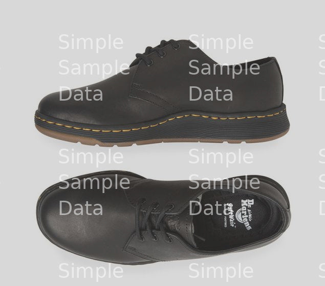 DR MARTENS | CAVENDISH 3-EYE SHOE BLACK