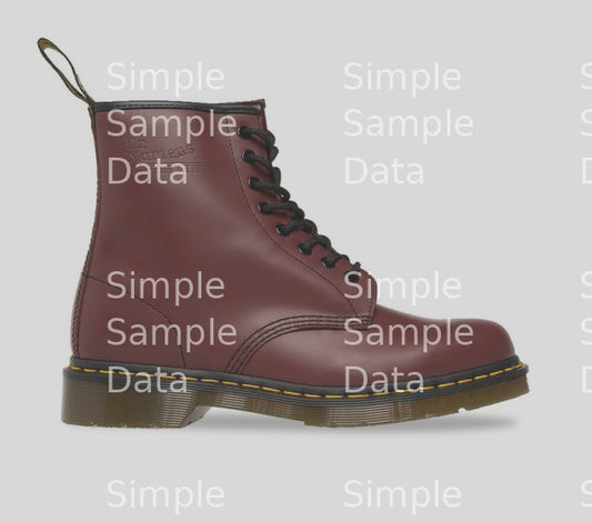 DR MARTENS | 1460Z DMC 8-EYE BOOT | CHERRY SMOOTH